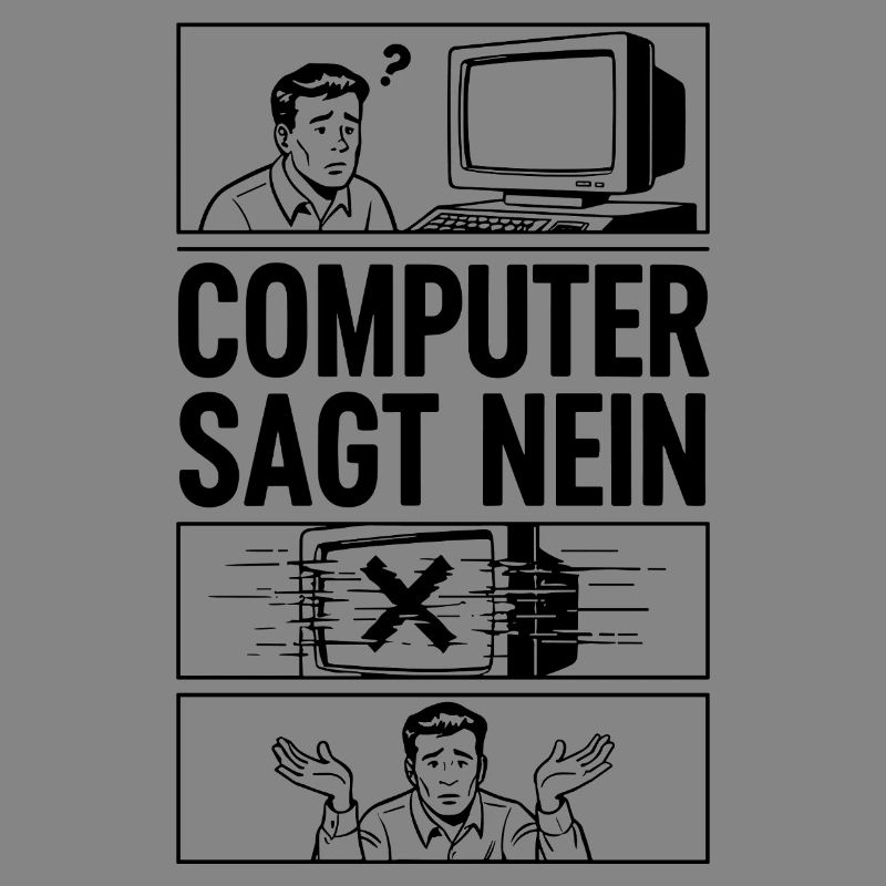 Computer Says No Comic Design