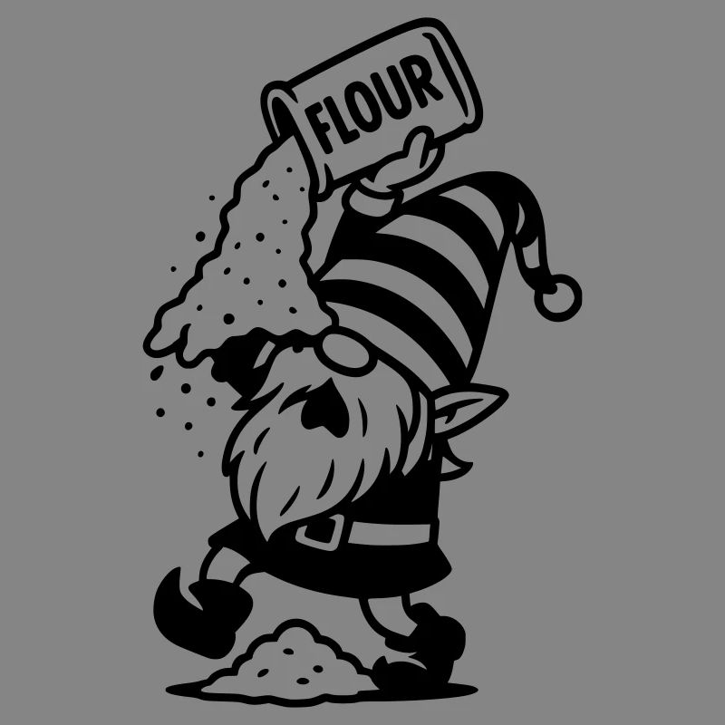 Biscuits à la farine de gnome cuits