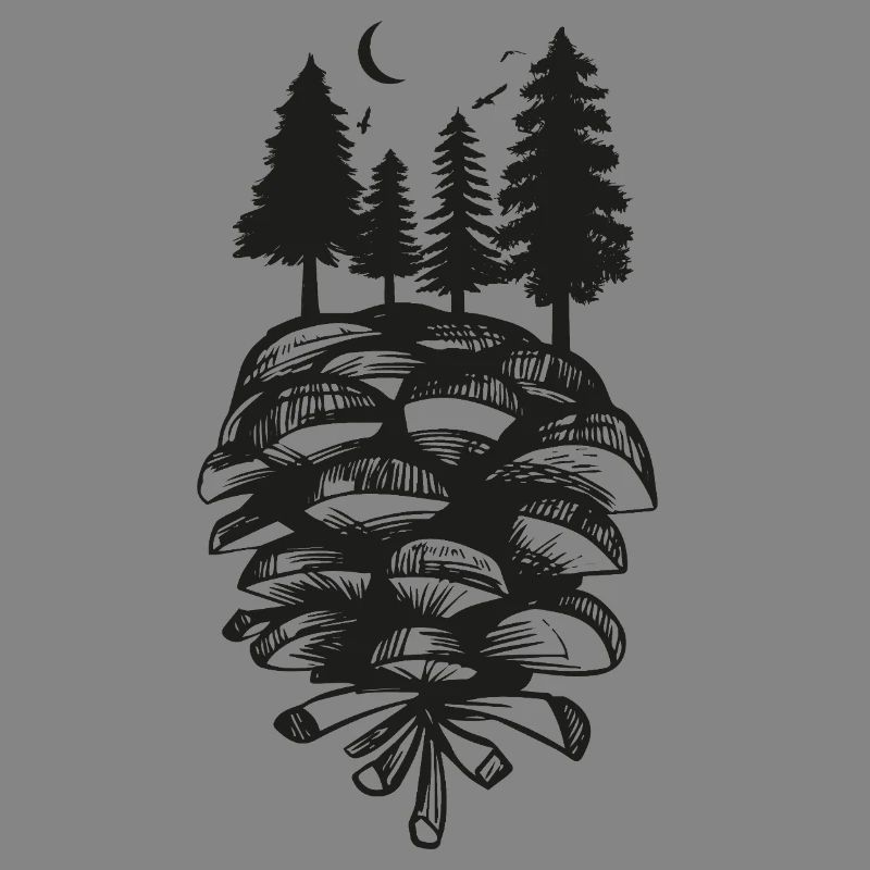 Pine Cone Nature Forest