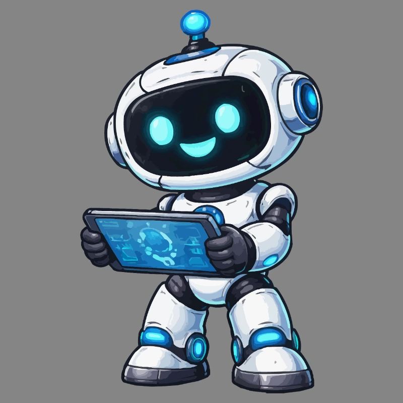 Petit robot avec tablette
