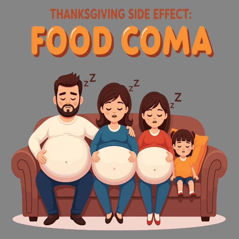 Thanksgiving Food Coma