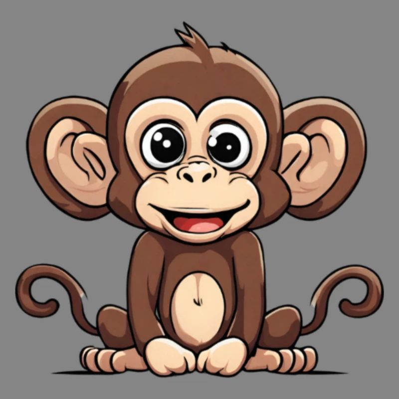 Cartoon Affe süßes Design