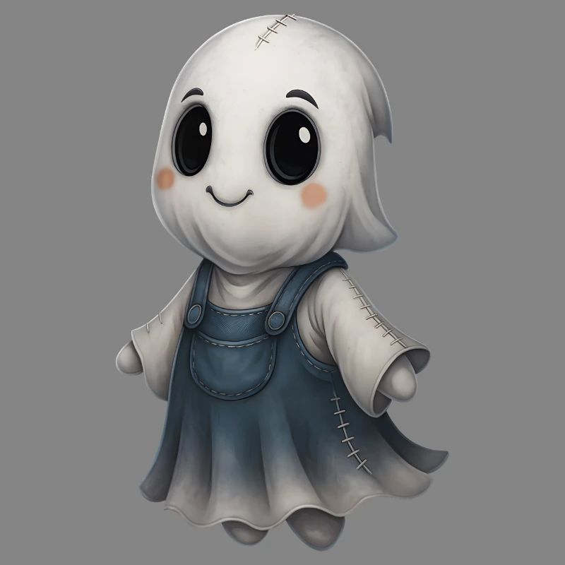 Cute Ghost Friend Patchwork