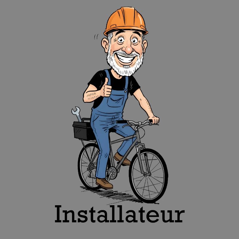 Construction Worker Bicycle Hero