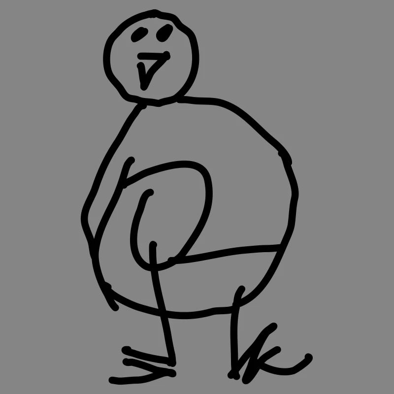 Kritzel Pinguin