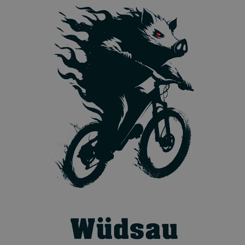 Flame steed on wheel