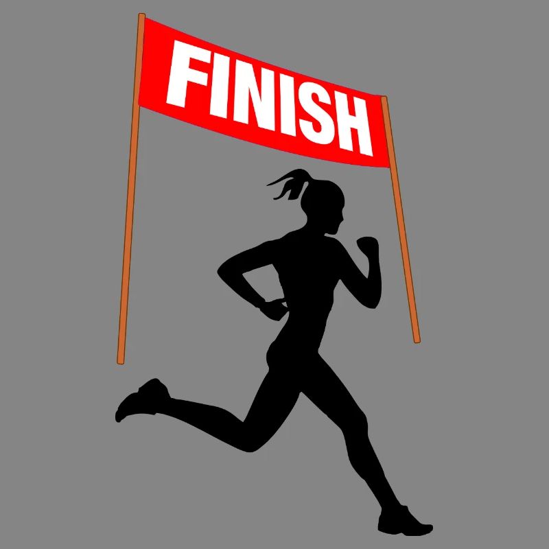 Arrivée coureuse – Victoire marathon
