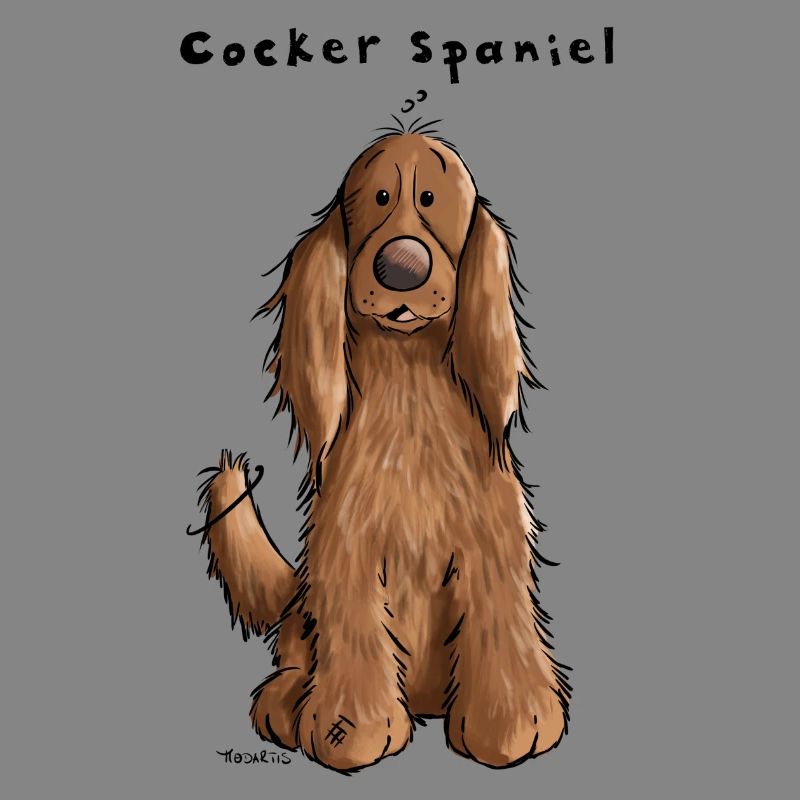 Drôle Cocker Spaniel