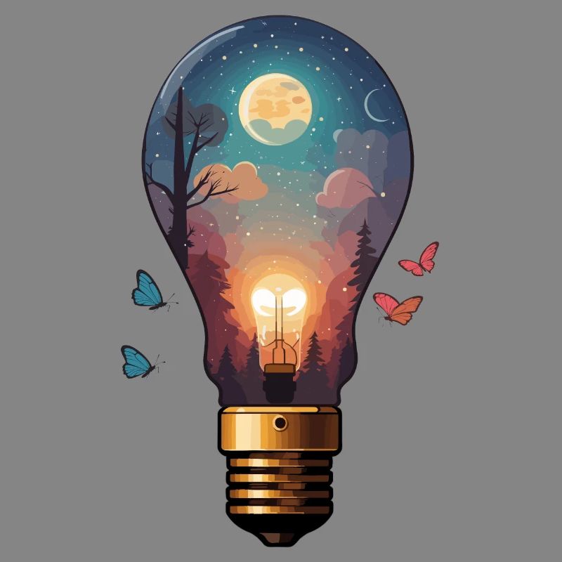 Ampoule au clair de lune