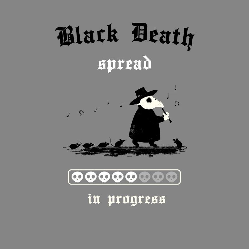 Black Death - spread in progress