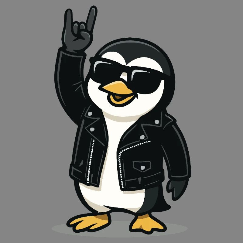 Rock'n'Roll Penguin