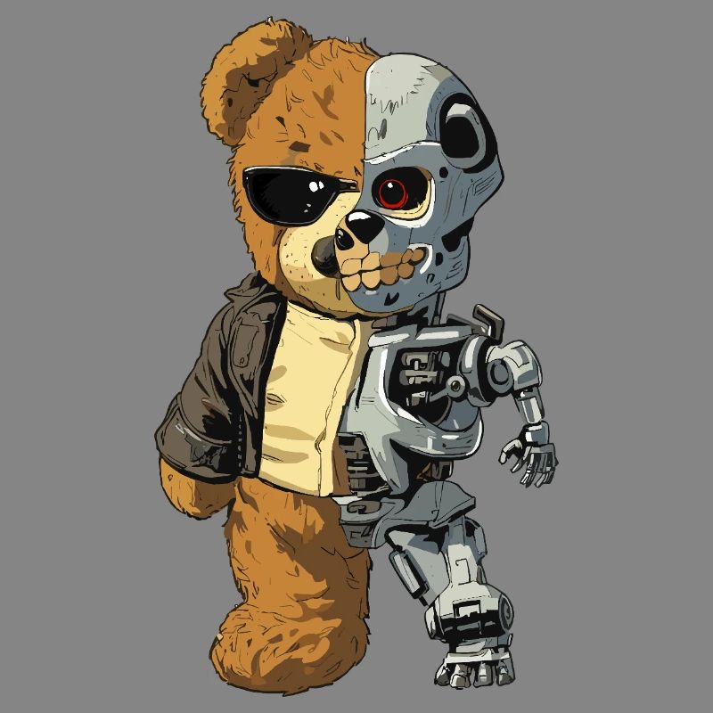 Bear Robot Cyborg