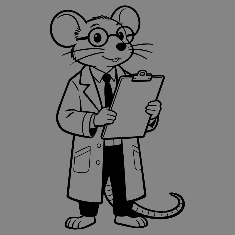 scientist mouse