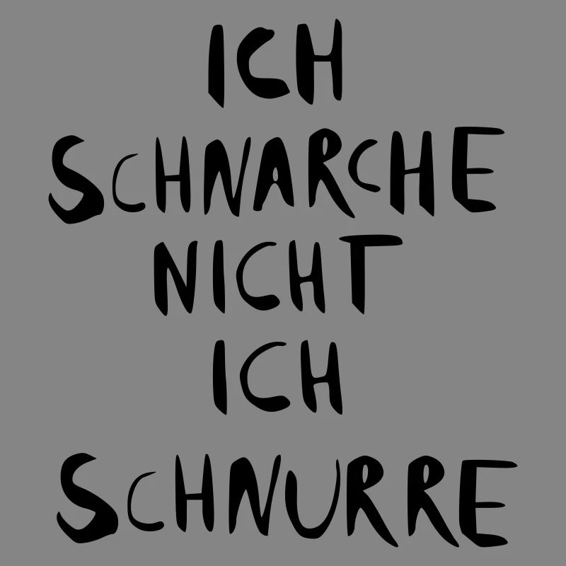 ich schnarche nicht