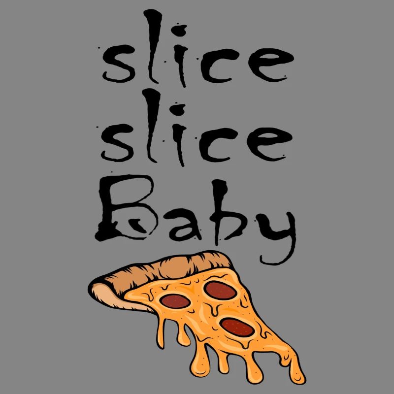 Tranche tranche de pizza pour bébé