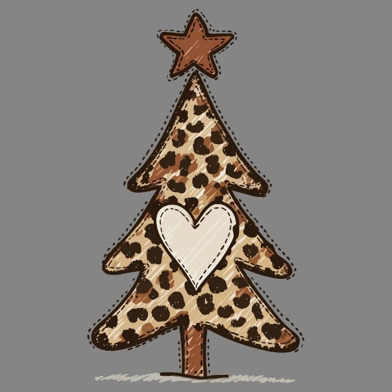 Leoprint Christmas Tree - Leo Pattern