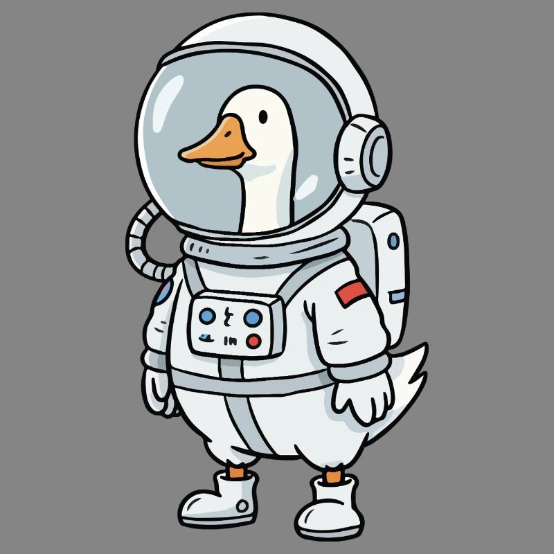 Astronaute de l’Oie de l’Espace