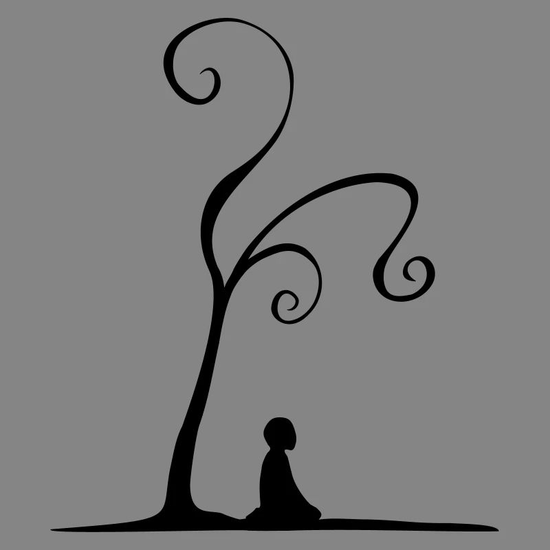 meditation under tree