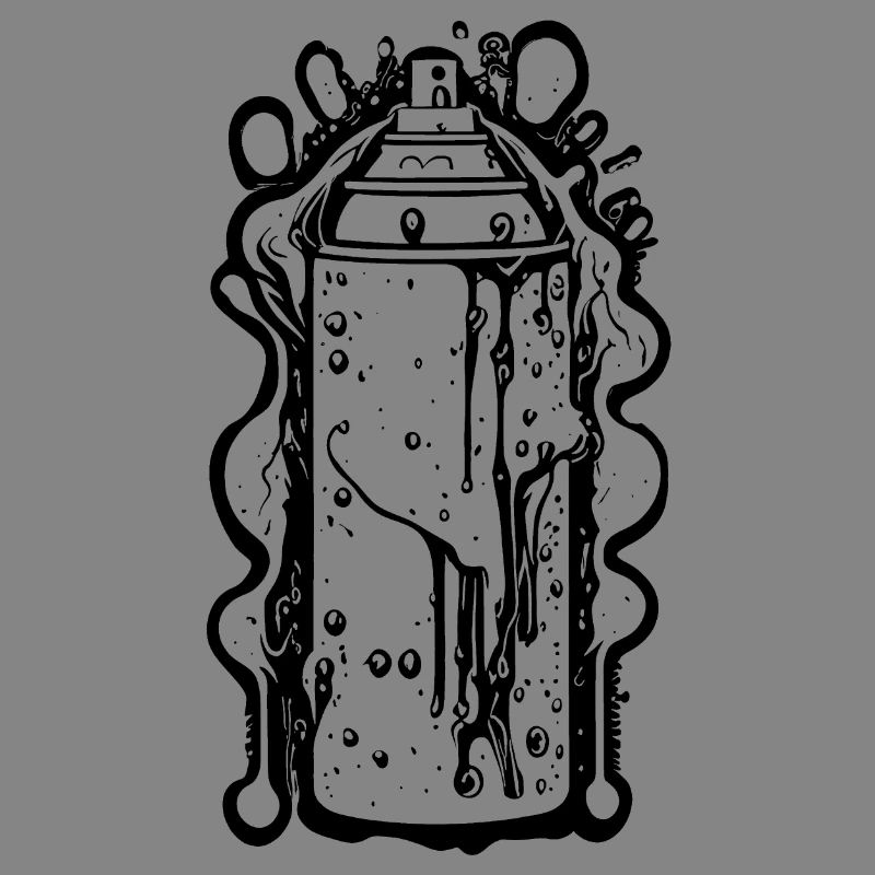 Cool Comic Spray Can with Drops