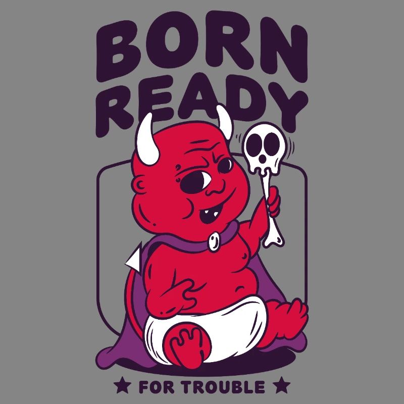 Born Ready for Trouble Baby Devil
