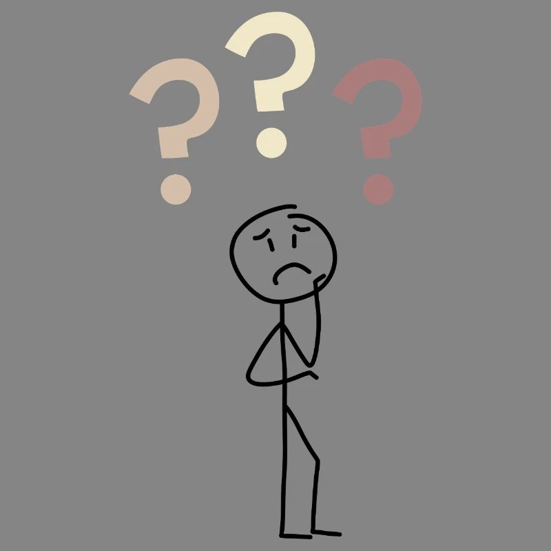 Three Question Marks – Minimal Mystery Design
