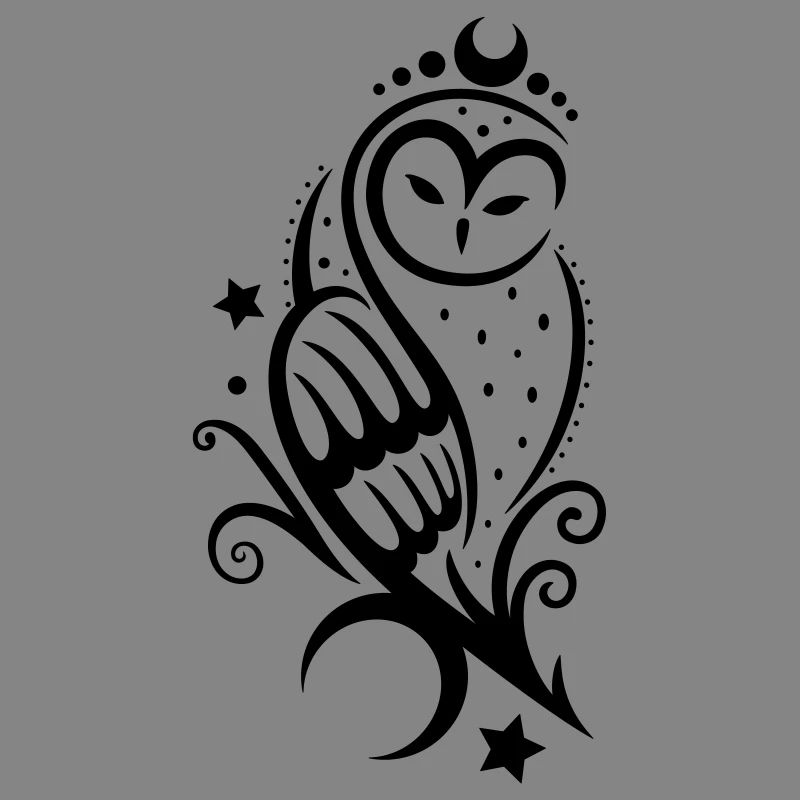 Eule Schneeeule Tattoo