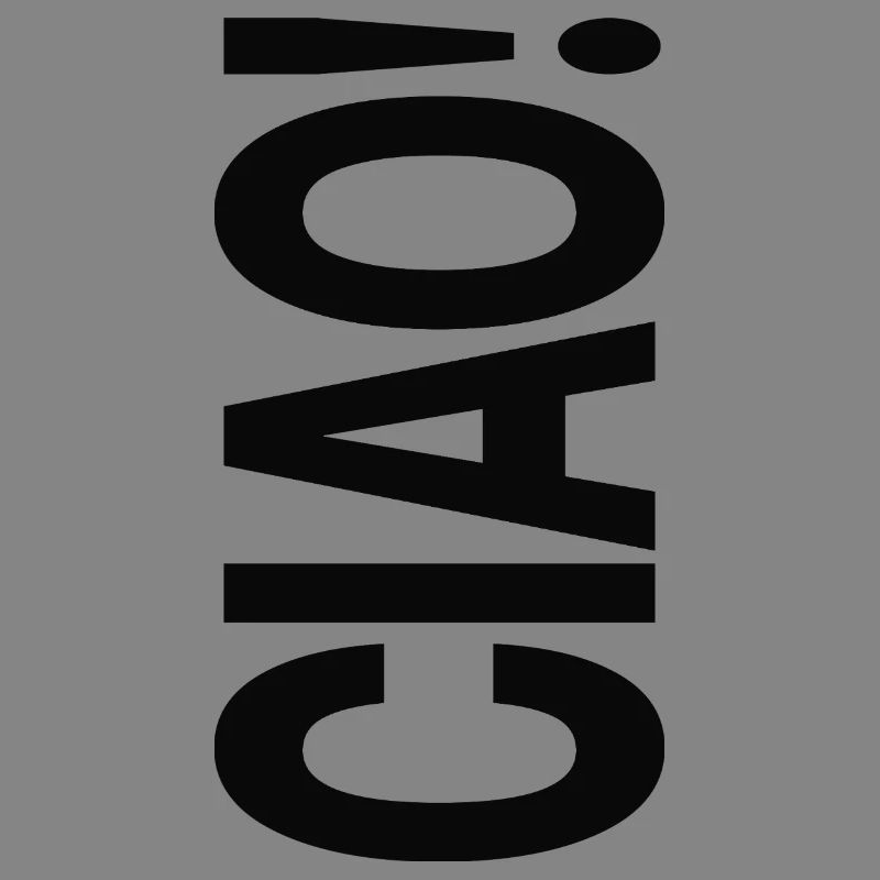 Ciao Typography Statement Design