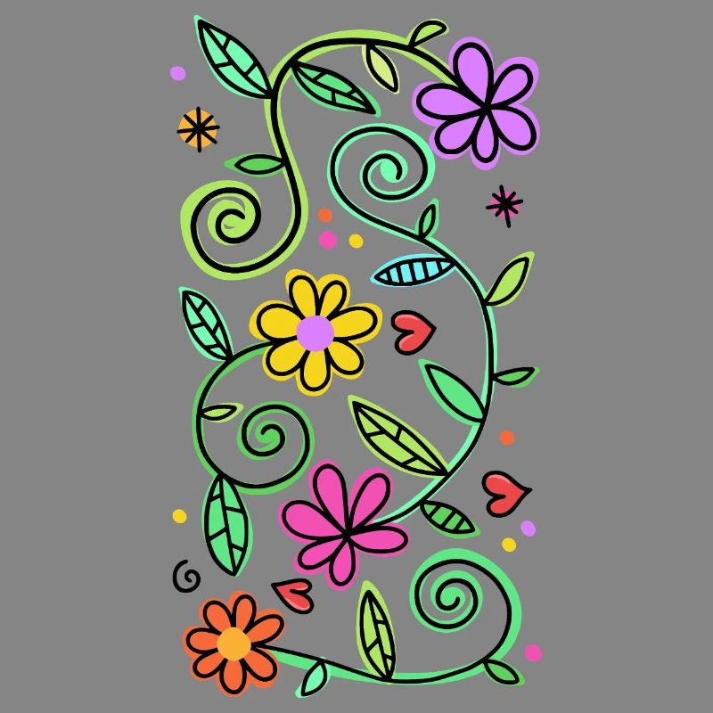 Dekorative Doodle-Gänseblümchen