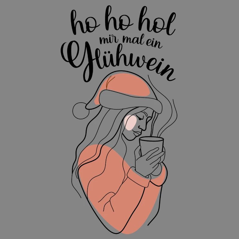 Abstrait tons de peau contours hohoho vin chaud