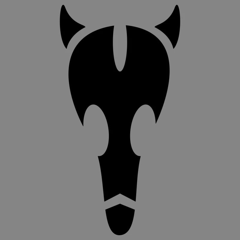 Alien Stier Schädel