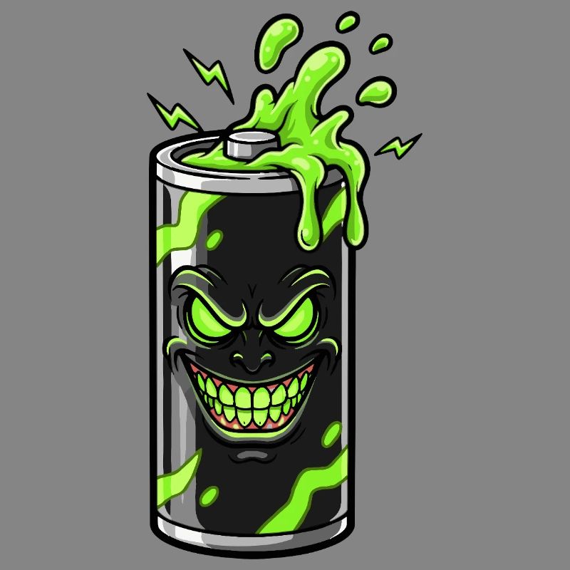 Grim Battery Green Battery Slime