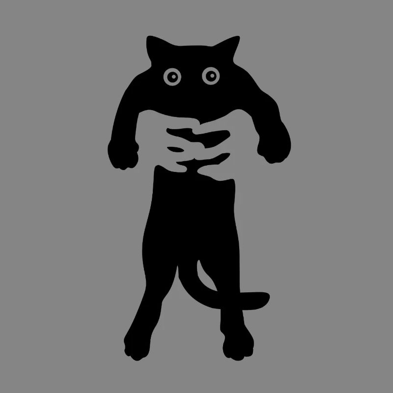 schwarze Katze