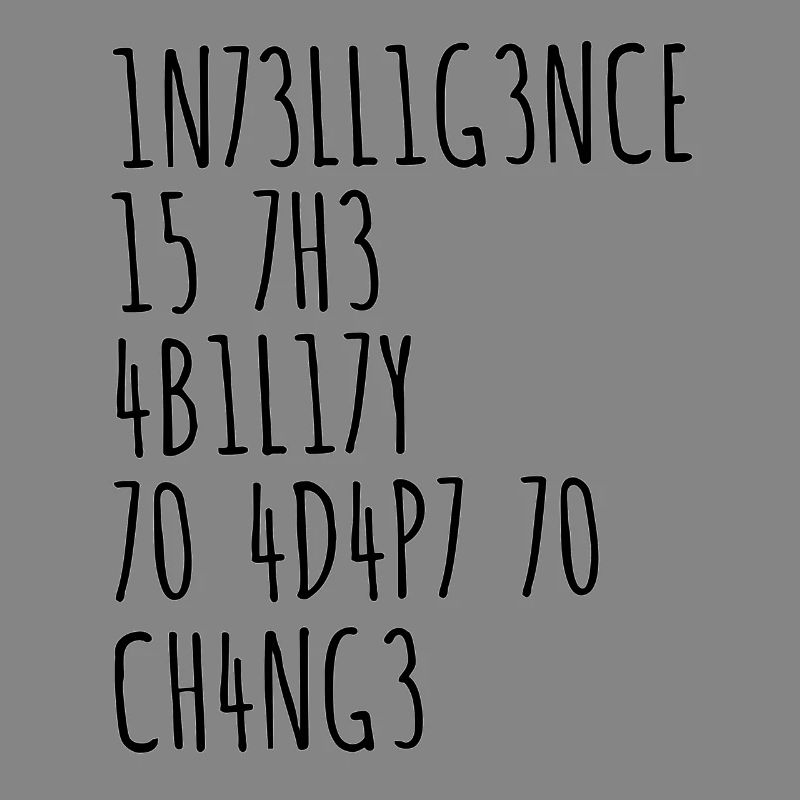 Intelligence funny saying