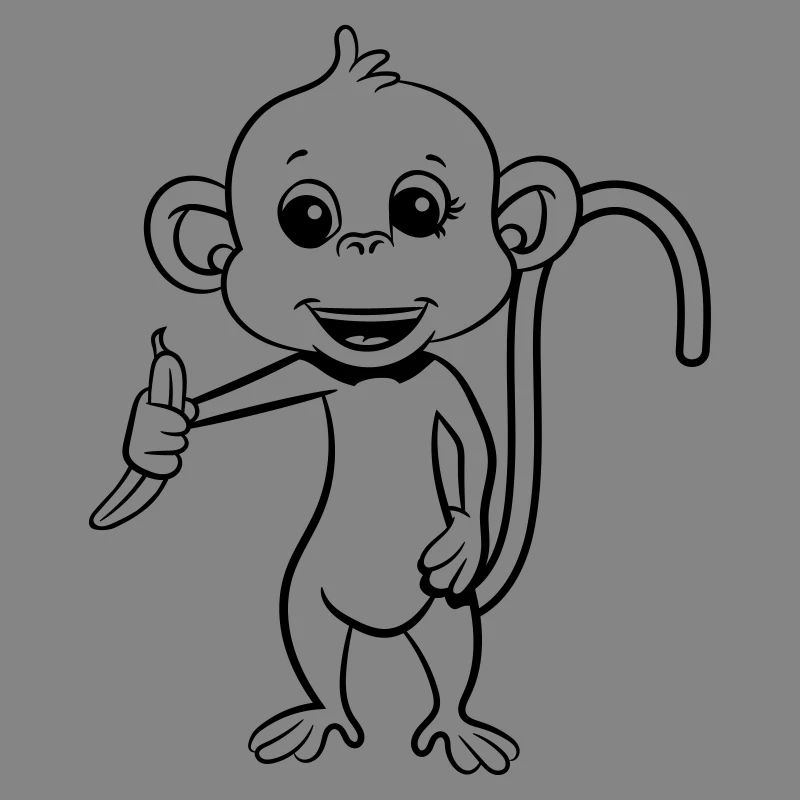 affe hat banane