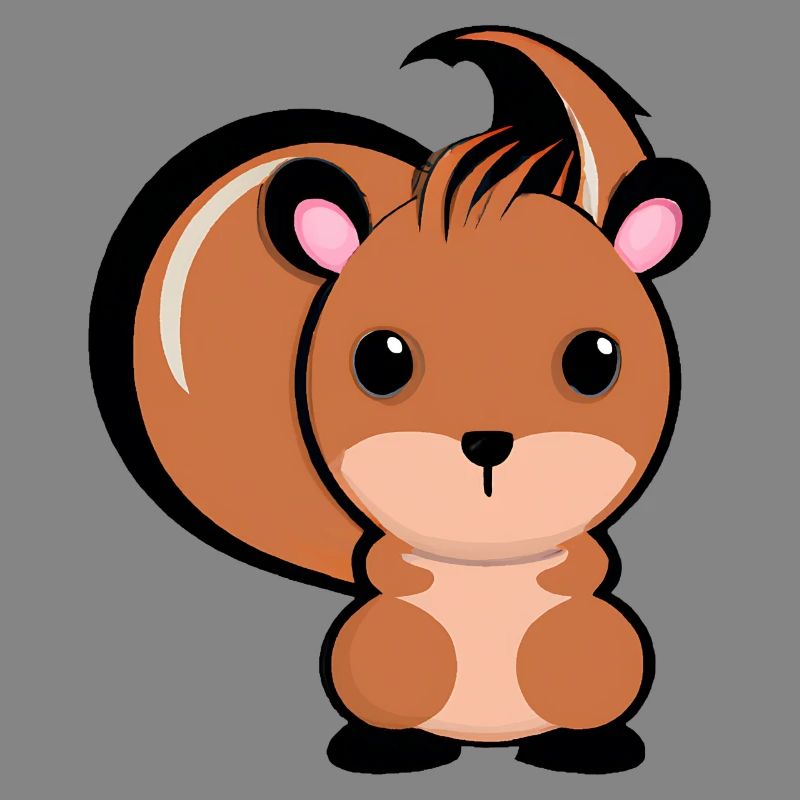 Süßes Eichhörnchen