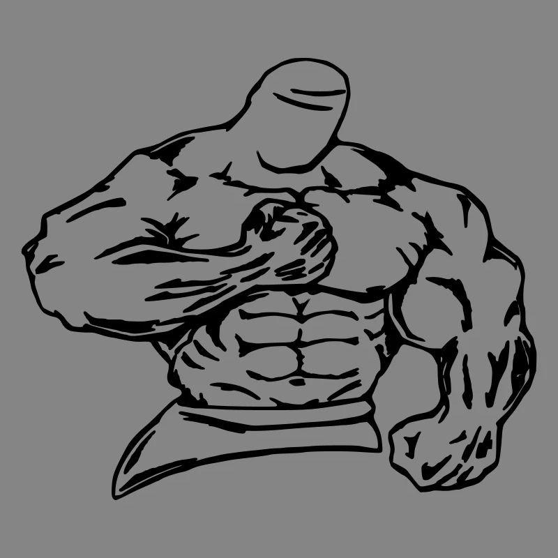 bodybuilder / fighter