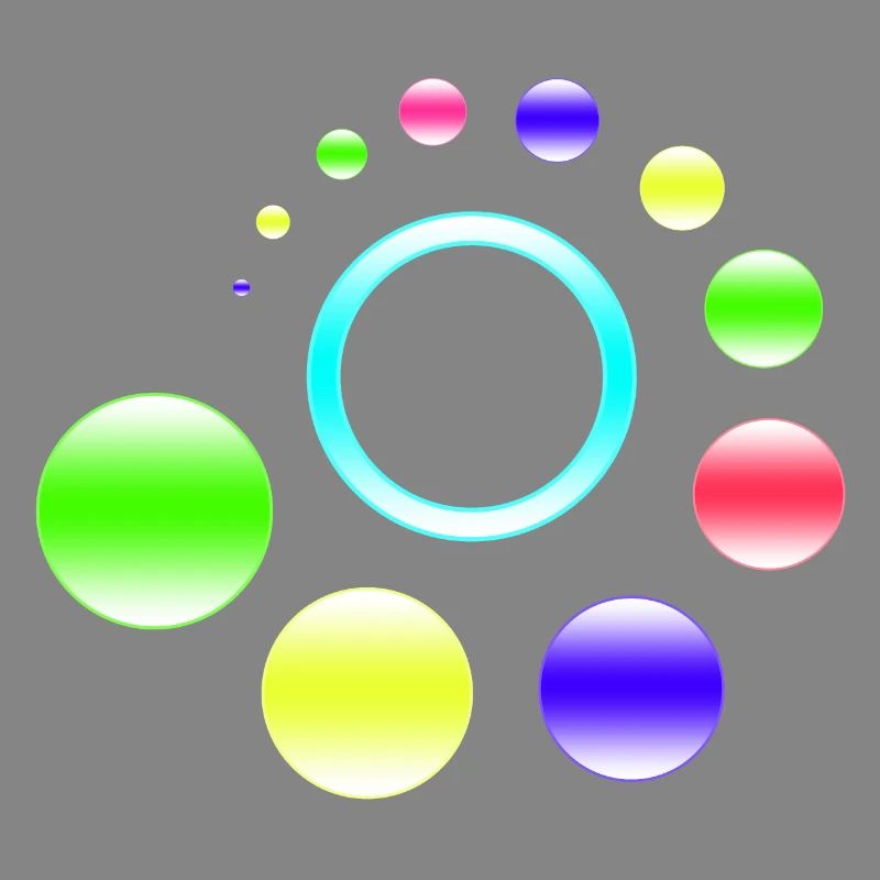 Neon Orbit Ringburst