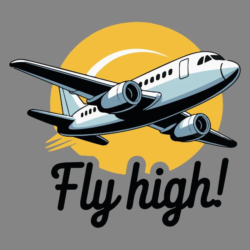 Airliner Flight Sun Fly High