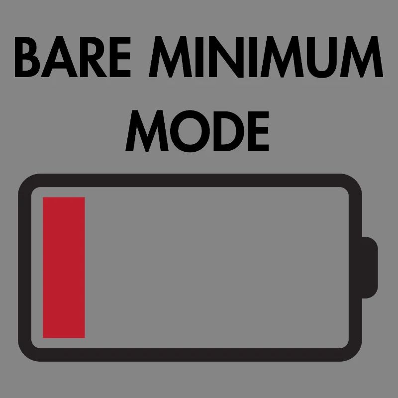 Bare minimum mode