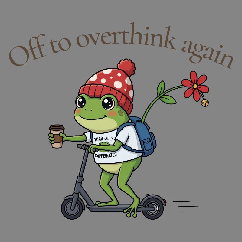 Toad-ally caffeinated Frosch