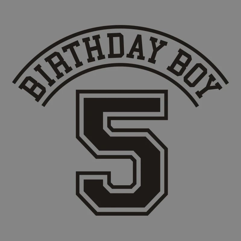 Birthday boy 5 years