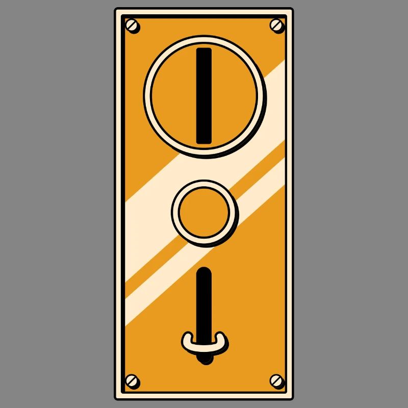 Arcade Coin Slot Panel