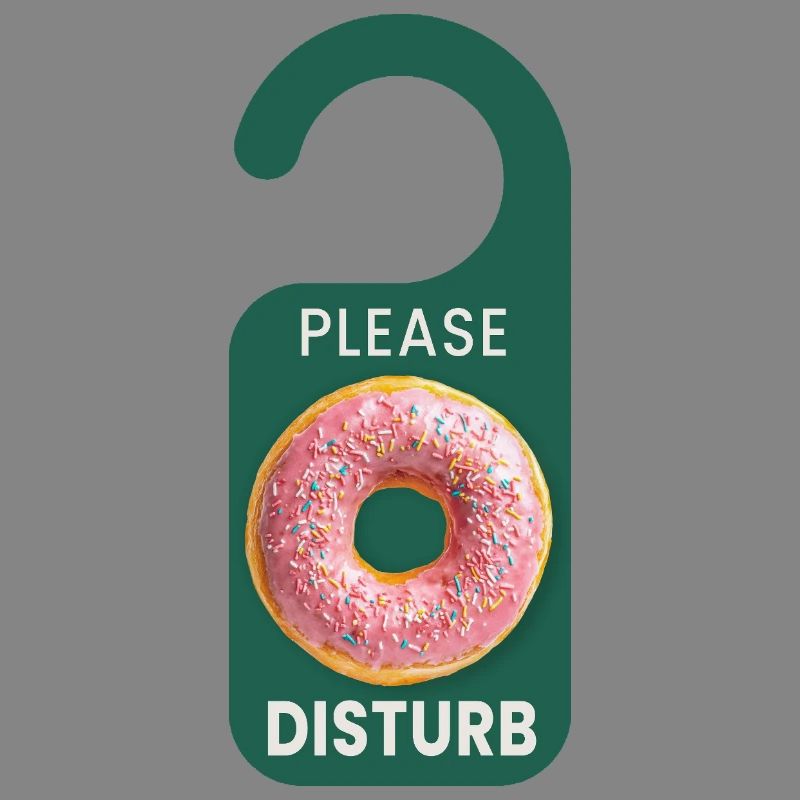 Please Donut Disturb Lustiger Donut Spruch