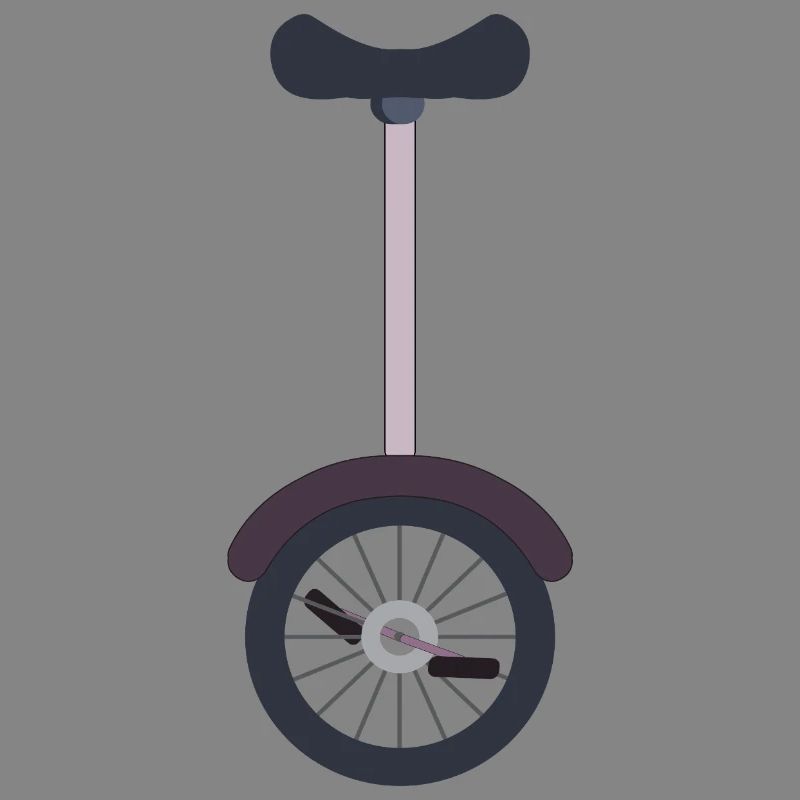Einrad Einradfahrer