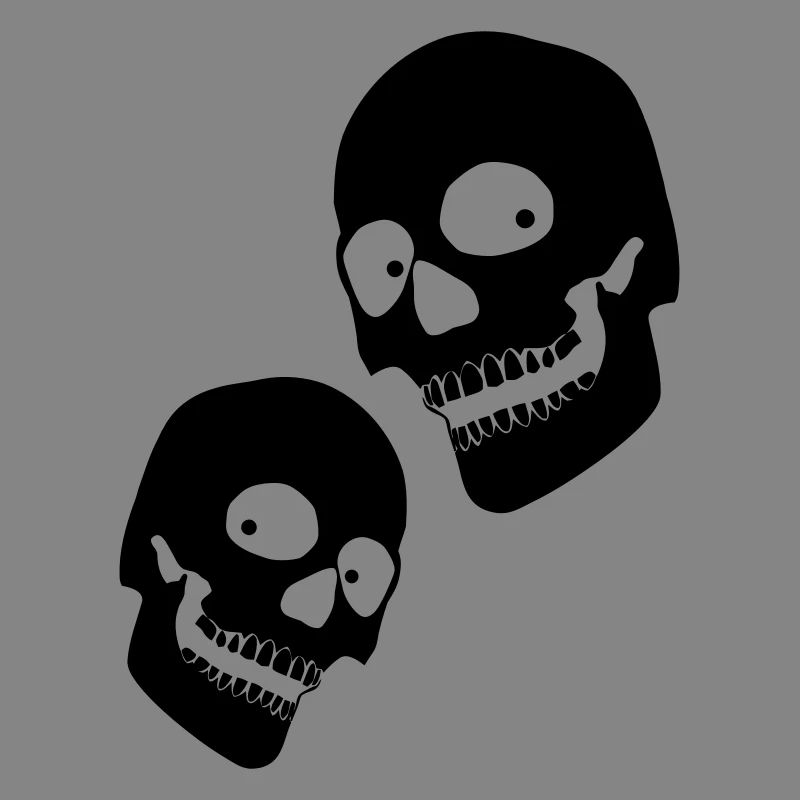 2 skulls