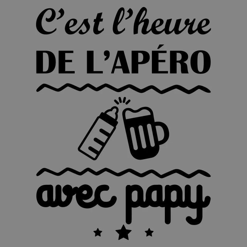 C'est l'heure, papy, cadeau de naissance