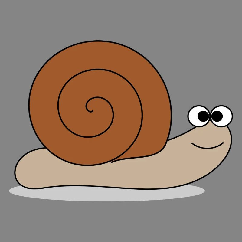 Brown escargot