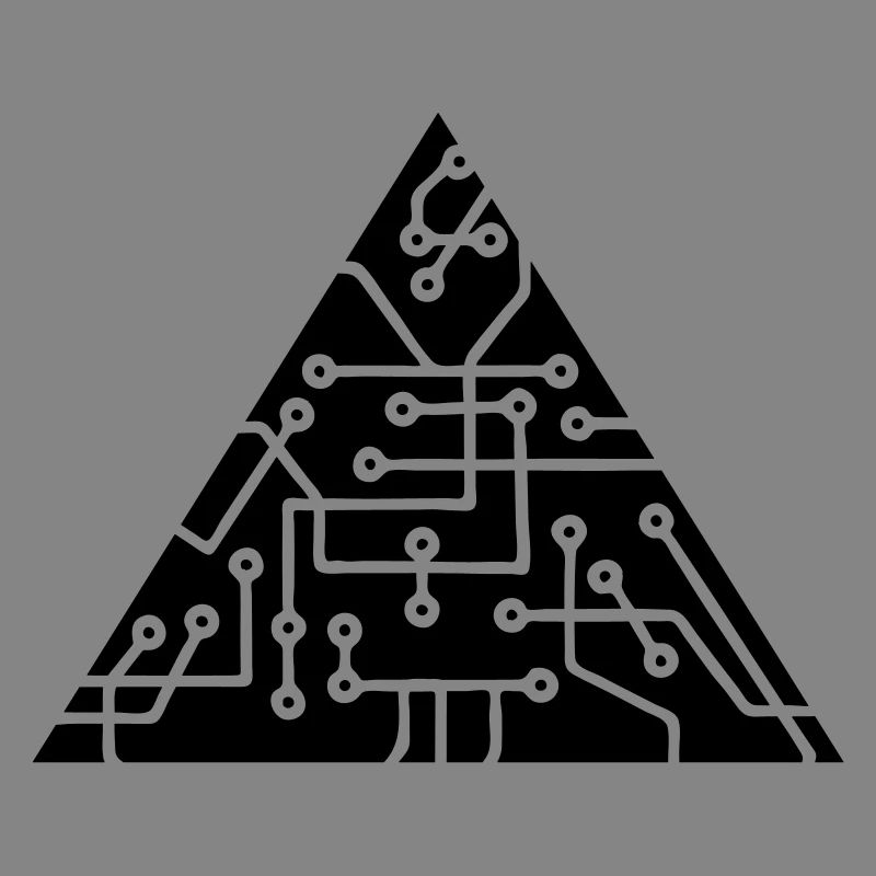 triangular shape microchip technology cool design