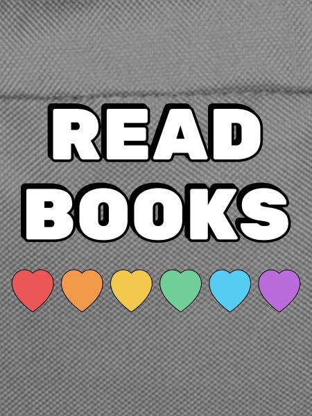 Read Books Rainbow Hearts