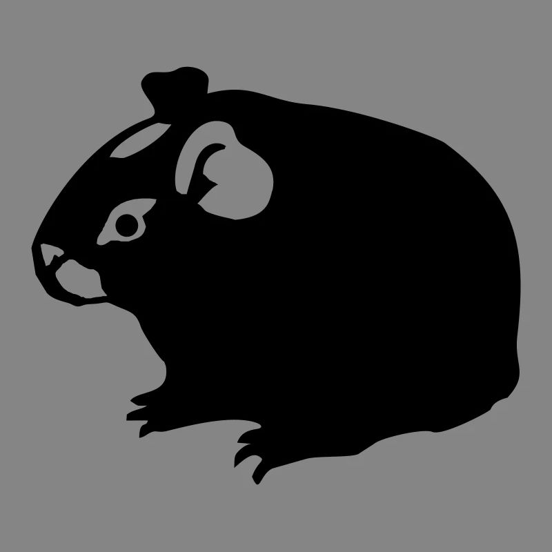 Les cochons d'Inde (2) monochrome